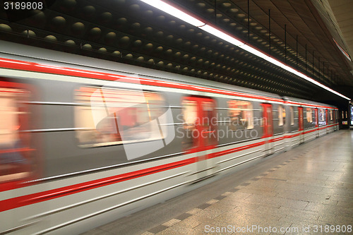 Image of prague subway station