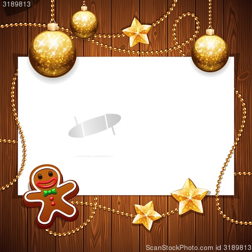 Image of Christmas Background with Copy Space