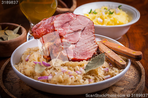 Image of Smoked pork with cabbage
