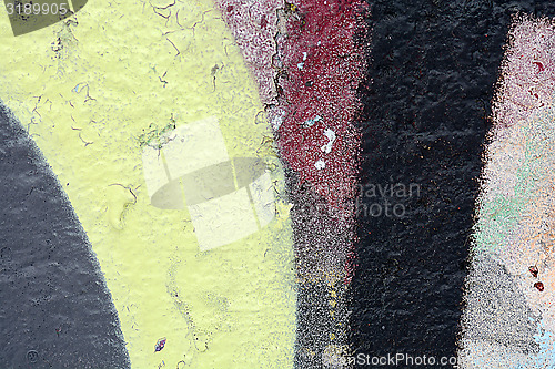 Image of classic grunge texture of aging painted wall