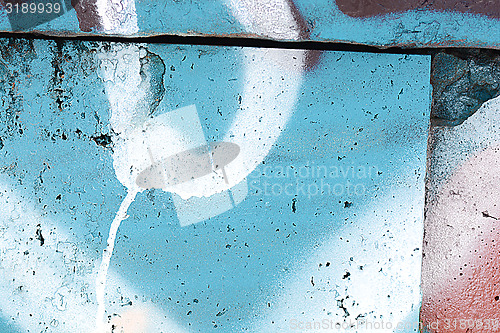 Image of classic grunge texture of aging painted wall