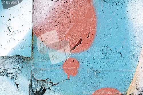 Image of classic grunge texture of aging painted wall