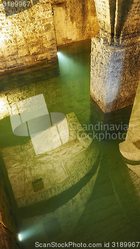 Image of Old historical underground water well