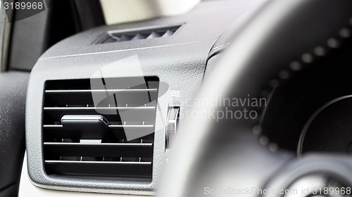 Image of interior car air conditioning fan