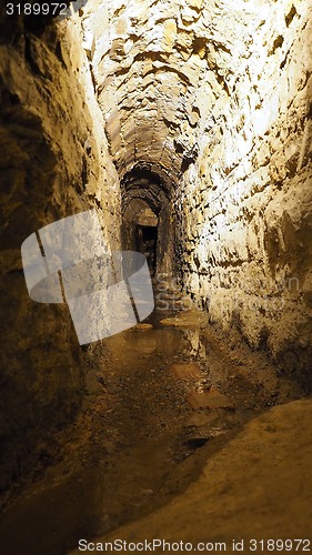 Image of Old historical underground stream sewer