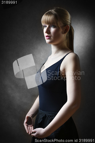 Image of Young ballerina