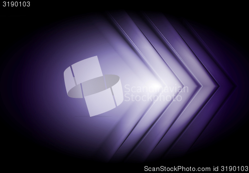 Image of Purple technology background. Big arrows
