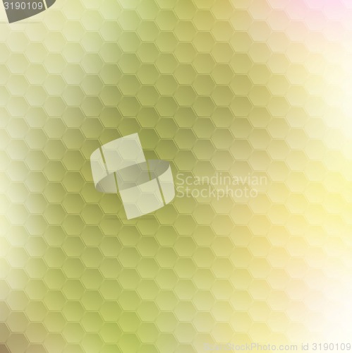 Image of Tech vibrant hexagons texture background