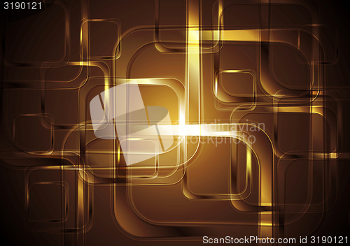 Image of Bright squares abstract tech background