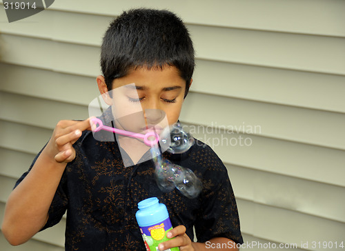 Image of Blowing bubbles