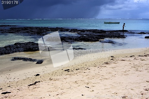 Image of girl in mauritius