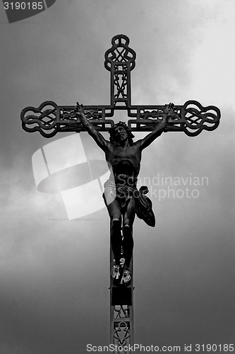 Image of jesus in the cross