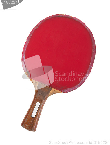 Image of Pingpong racket isolated on white background