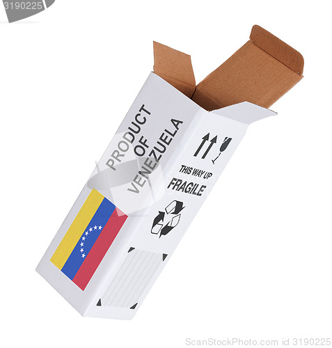 Image of Concept of export - Product of Venezuela