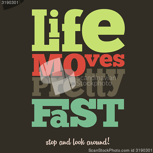 Image of Quote Typographical retro Background