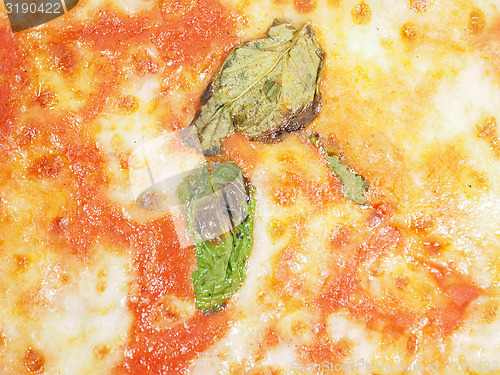 Image of Margherita pizza background