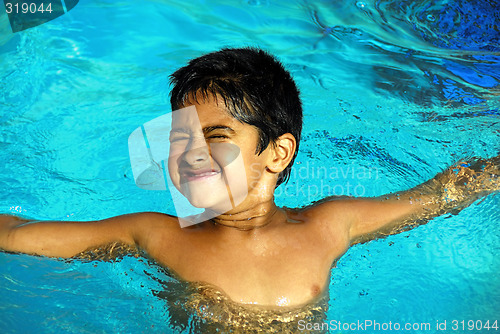 Image of Boy Swimming