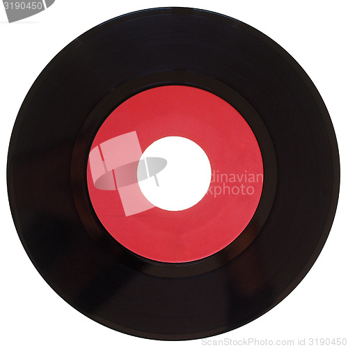 Image of Vinyl record isolated