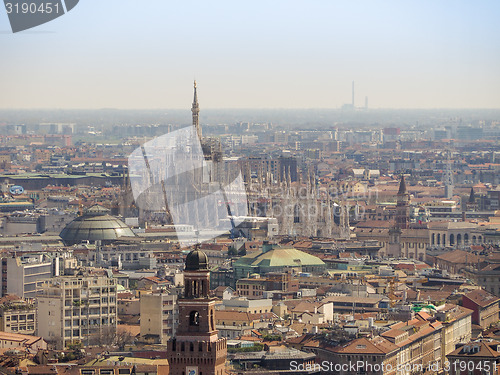 Image of Milan aerial view