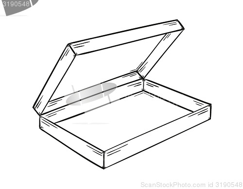 Image of empty paper box