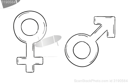 Image of male and female symbols