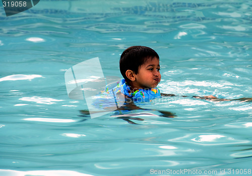 Image of Boy Swimming