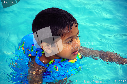 Image of Boy Swimming