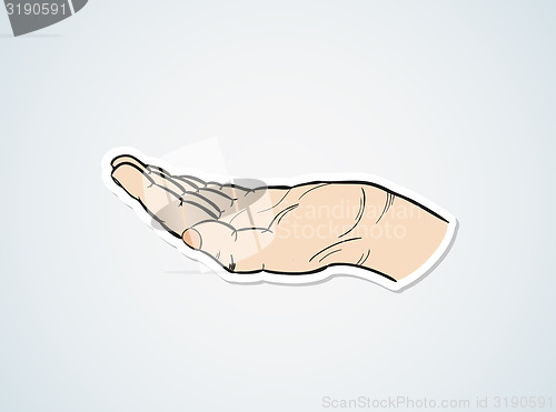 Image of sketch of the hand