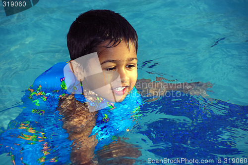 Image of Boy Swimming