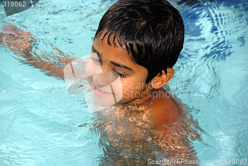Image of Boy Swimming