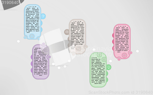 Image of infographic timeline vector