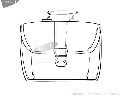 Image of sketch of the briefcase