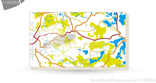 Image of paper map