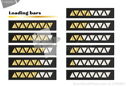 Image of gold loading bars