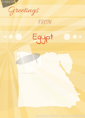 Image of greetings from egypt