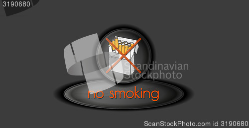 Image of no smoking button