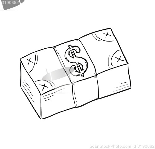 Image of sketch of money