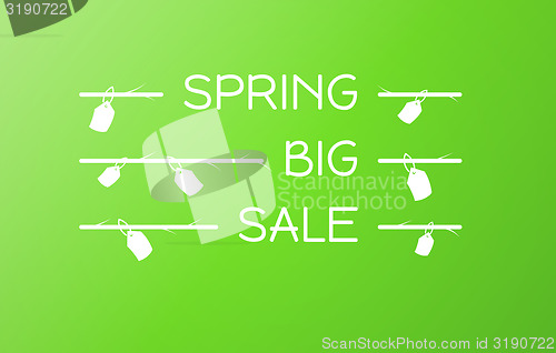 Image of spring sale vector background