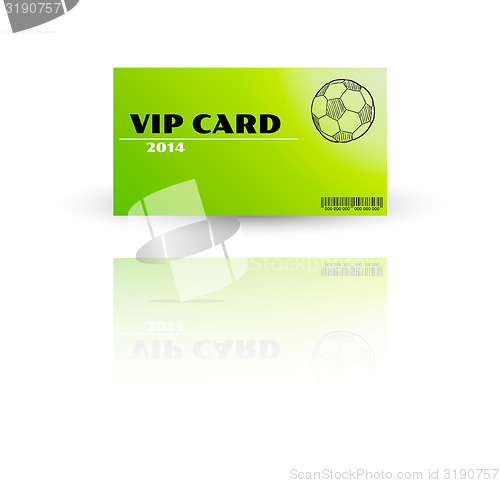 Image of Modern VIP card template