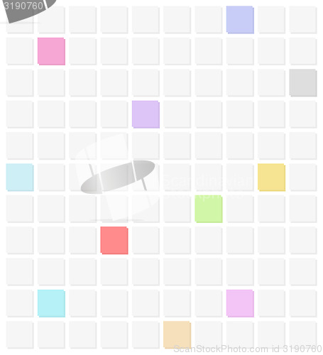 Image of flat background with squares