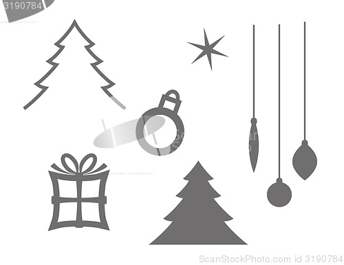 Image of christmas silhouettes