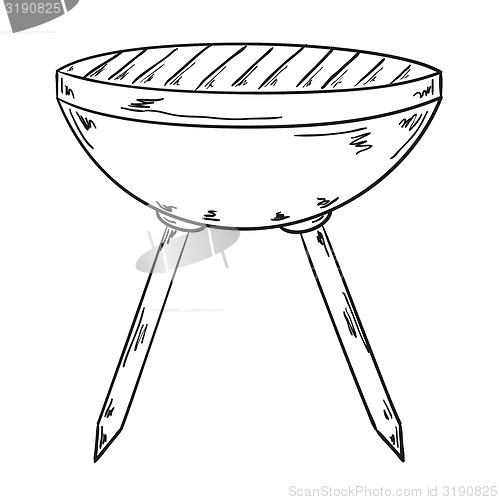 Image of sketch of the grill