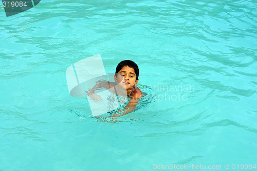 Image of Boy Swimming