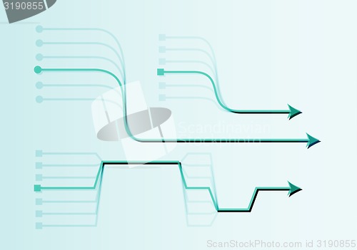 Image of abstract arrows
