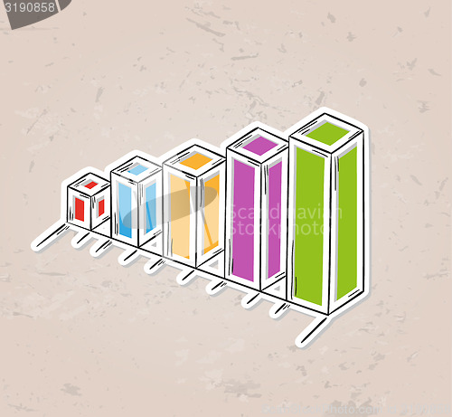 Image of color sketch of the bar chart