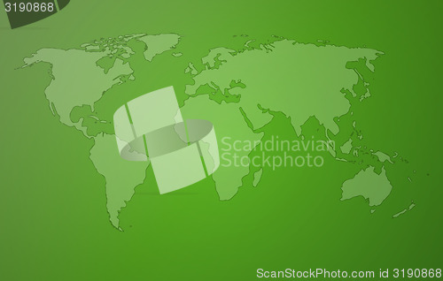 Image of green worldmap
