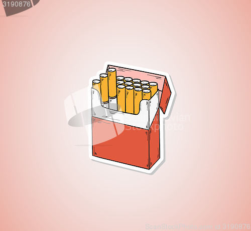 Image of pack of cigarettes