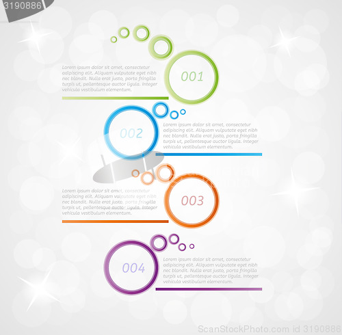Image of four steps infographics