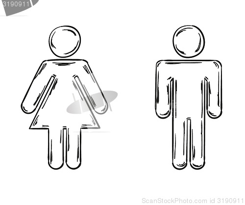 Image of male and female symbols