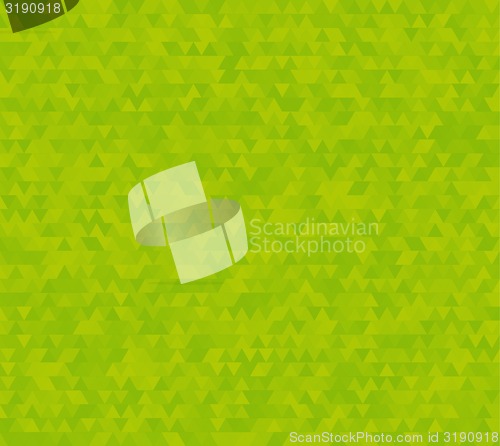 Image of background with green triangles